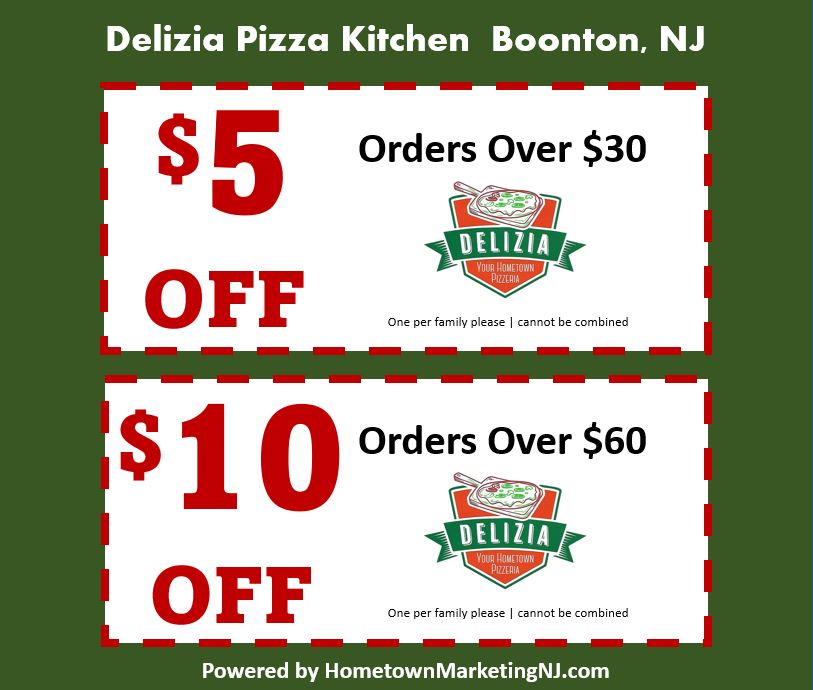 delizia pizza boonton coupon